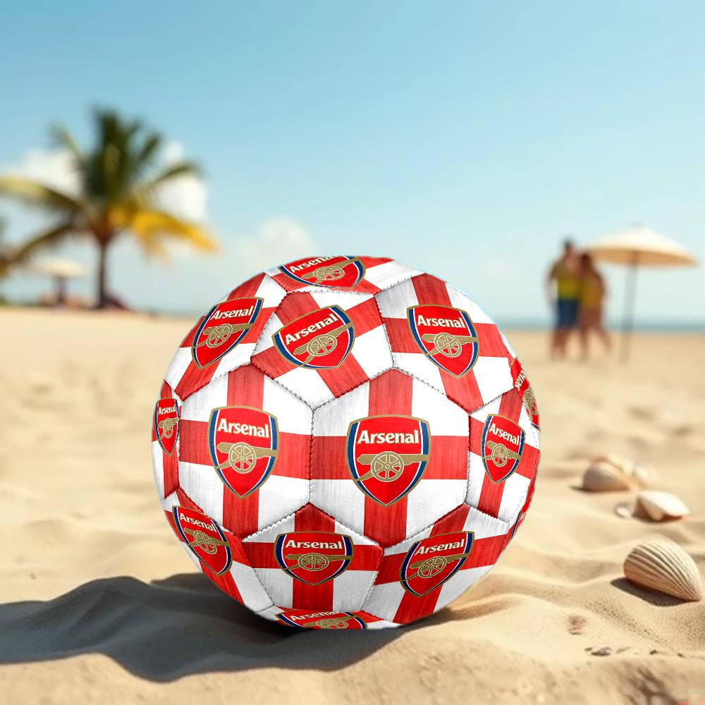 Football F.C Print Size 5 Soccer Ball, Standard Match Football for Sports Game and Team Practice, Ideal Gift for Soccer Fans