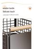Foldable Kitchen Under-Sink Pull-Out Storage Rack for Seasoning and Tableware