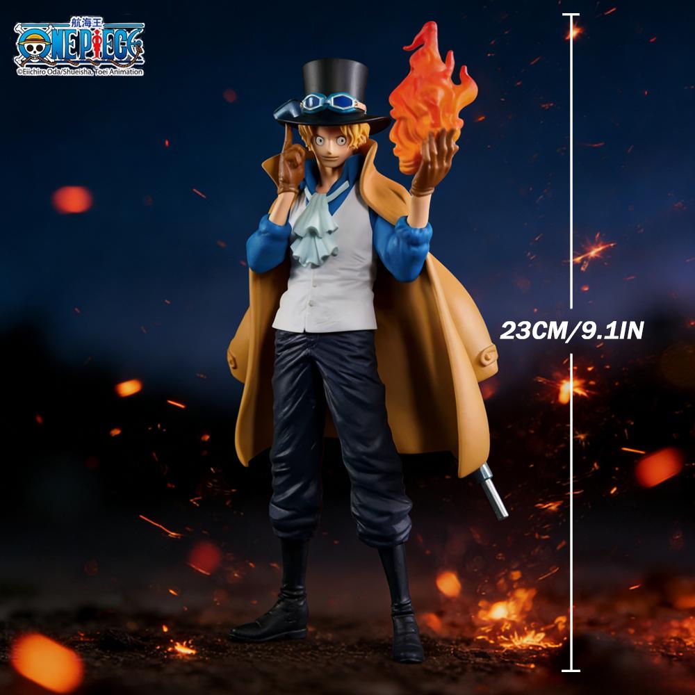 

1 шт. Официальная фигурка Сабо из One Piece, дизайн «Наследство пламени», Декорация для анимации и достойная коллекционирования, Незаменимая для подарка на праздник