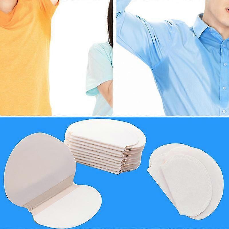 50pcs Unisex Sweat Pads Summer Deodorants Underarm Anti Perspiration Sweat Pads Disposable Armpit Absorb Sweat Shield Pad