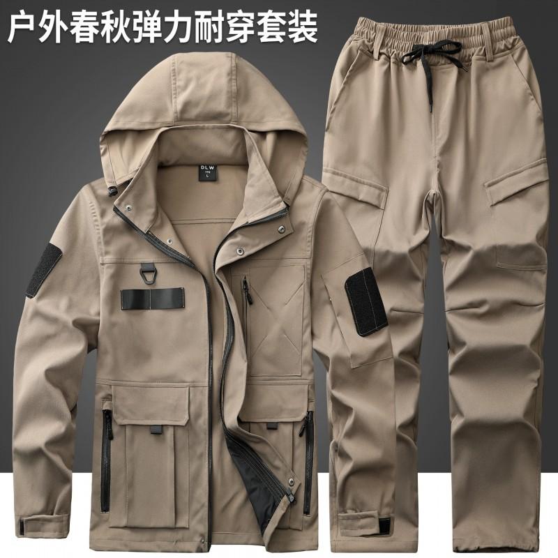 

Camouflage Uniform Overalls Suit Men s Labor Protection Wear-resistant Breathable Assault Clothing Hiking Outdoor 175 Suggestion 120-140 kg