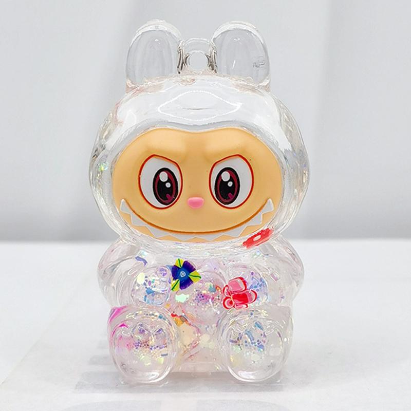 Quicksand Rabbit Cute Flash Color Dopamine Car Home Toy Ornaments