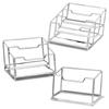 Transparent Acrylic Business Card Holder - Single Compartment Display Box for Office Cards