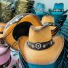 2024 Summer Straw Cowboy Hat Women's Fashion Cowgirl Straw Hat Pink Hat Men's Western Cowboy Hat Summer Travel Visor Hat