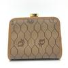 Dior Kisslock coin purse case coin purse Leather Brown/GoldHardware