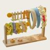Elegant Wood Jewelry Holder Wood Bead Bracelet Holder Jewelry Storage Rack Wood Necklace Stand Suitable for Any Occasion