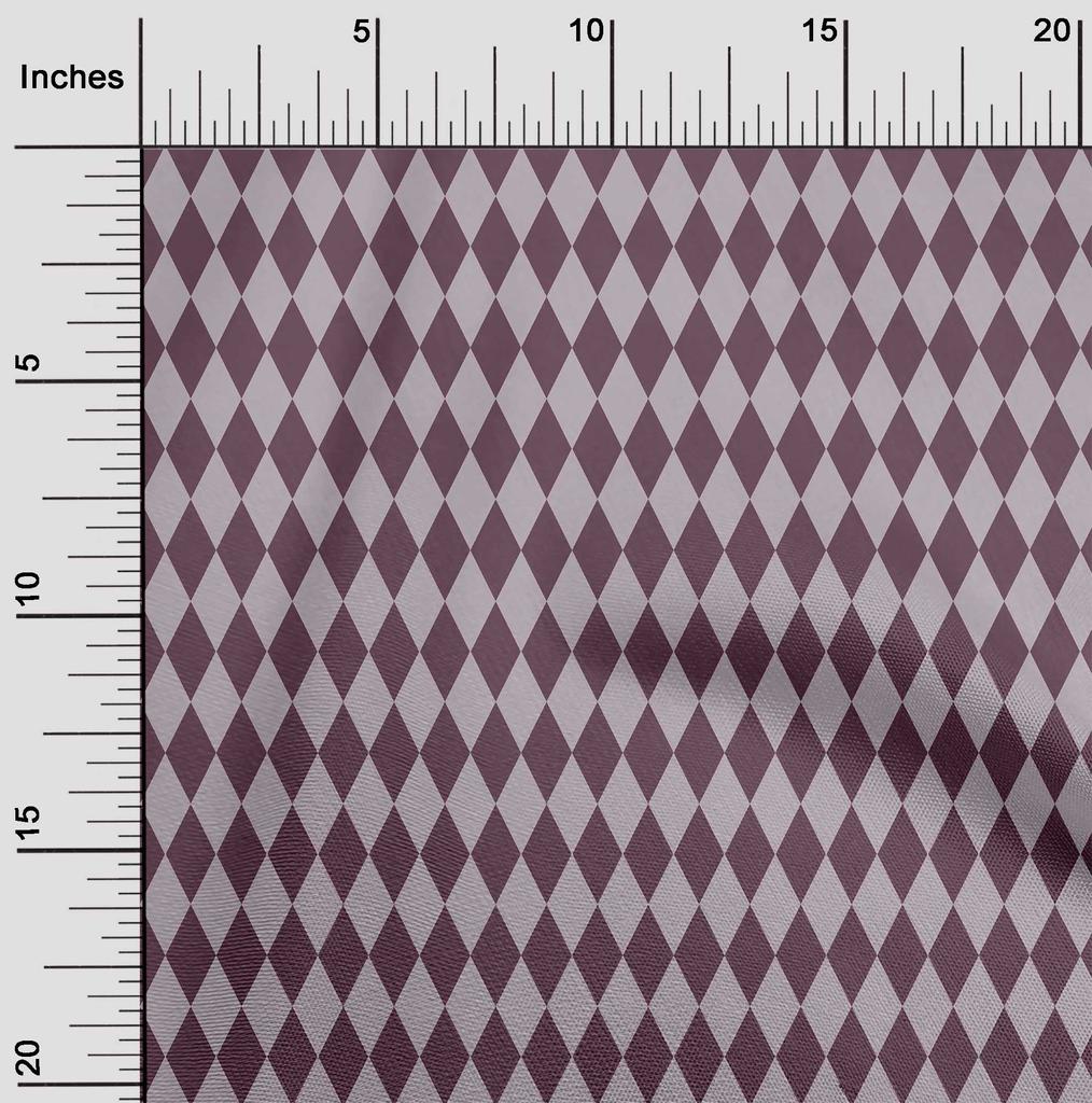 oneOone Cotton Flex Red Fabric Argyle Check Sewing Fabric By The Yard Printed Diy Clothing Sewing Supplies 40 Inch