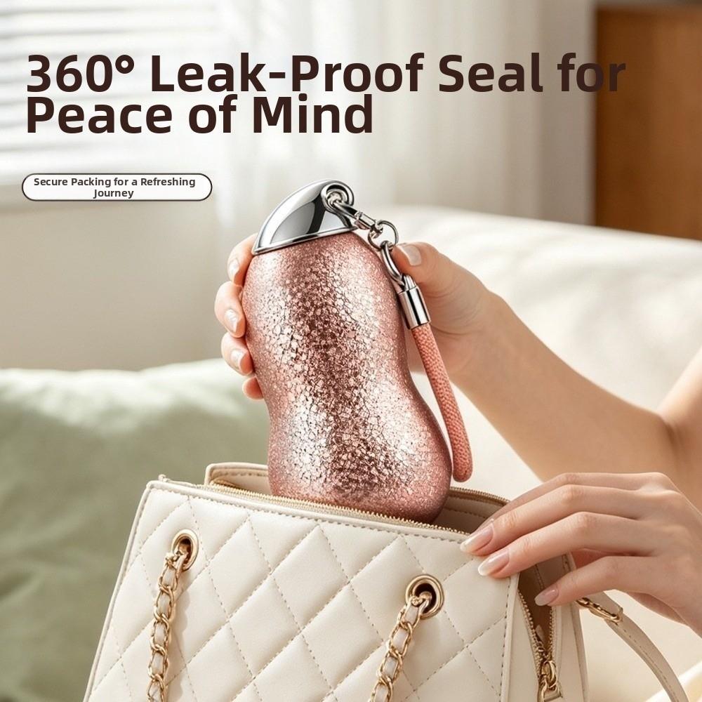 Titanium Coated Vacuum Insulated Cup 260 ML Thermos Cup Insulated Water Bottle Travel