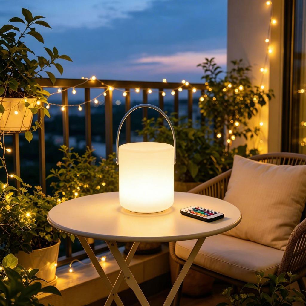 Solar-powered Rechargeable LED Touch Control Dimmable Portable Desk Lamp Small Night Light 16 Colors RGB for Outdoor Camping