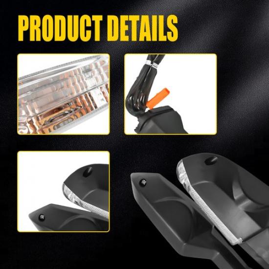 2X Rear Turn Signal Lights Indicator Lamp Amber For KAWASAKI NINJA 650 2012-16