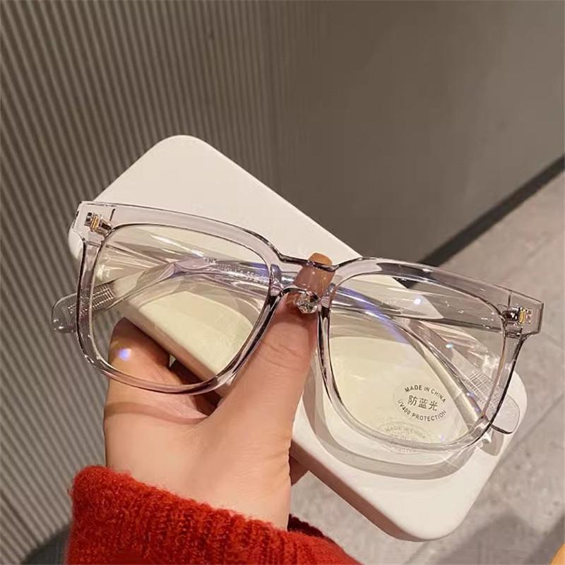 Classic Simple Black Computer Glasses Frame Students Women Men Transparent Spectacles Frame Anti Blue Light Blocking Eyewear