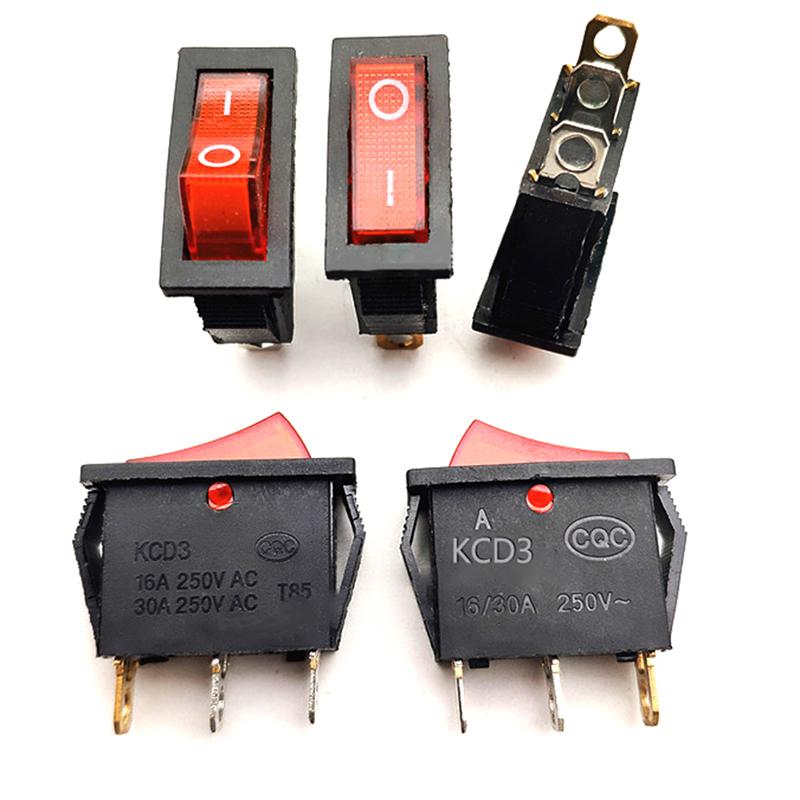 

5Pcs Рисоварка Тип човна Power Rocker Switch 3-Pin 2Nd Gear Single Switch
