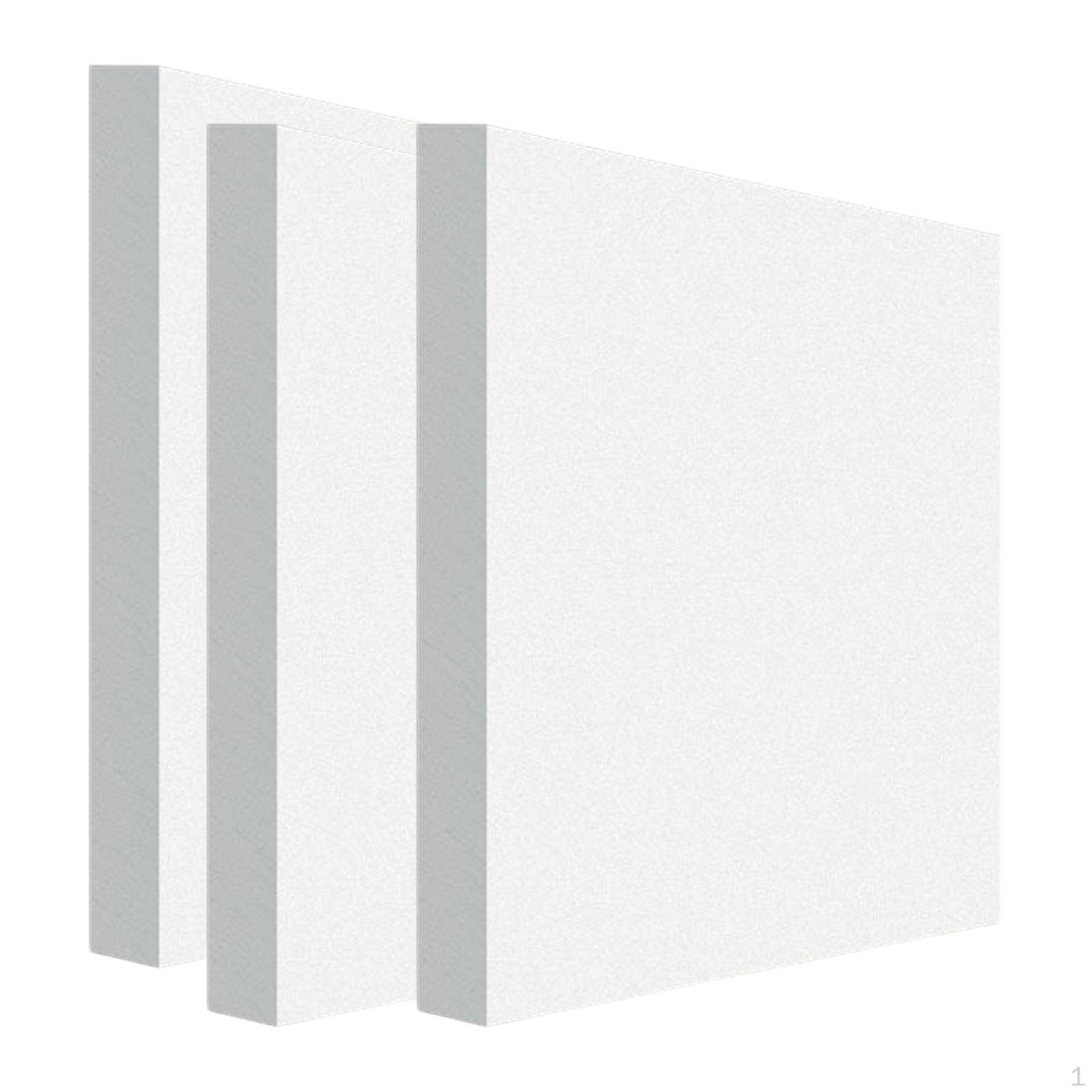 

3 шт. Листы из пенопласта для строительных моделей, режущийся материал для DIY, для ландшафта белый