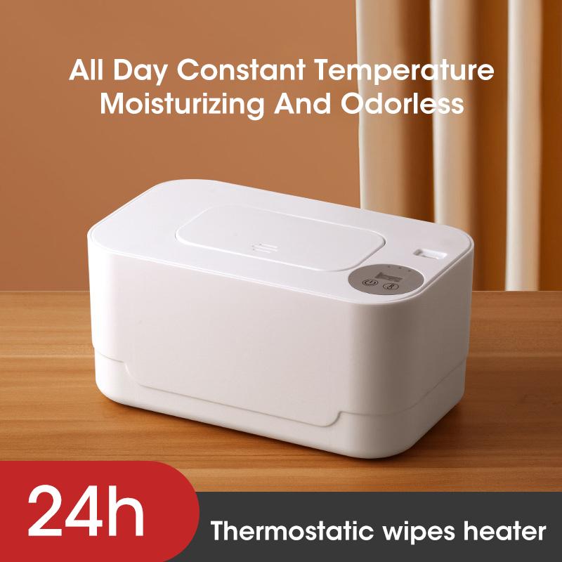 USB Portable Baby Wipe Warmer Heater Wet Towel Dispenser with Temperature Control for Home and Car Use