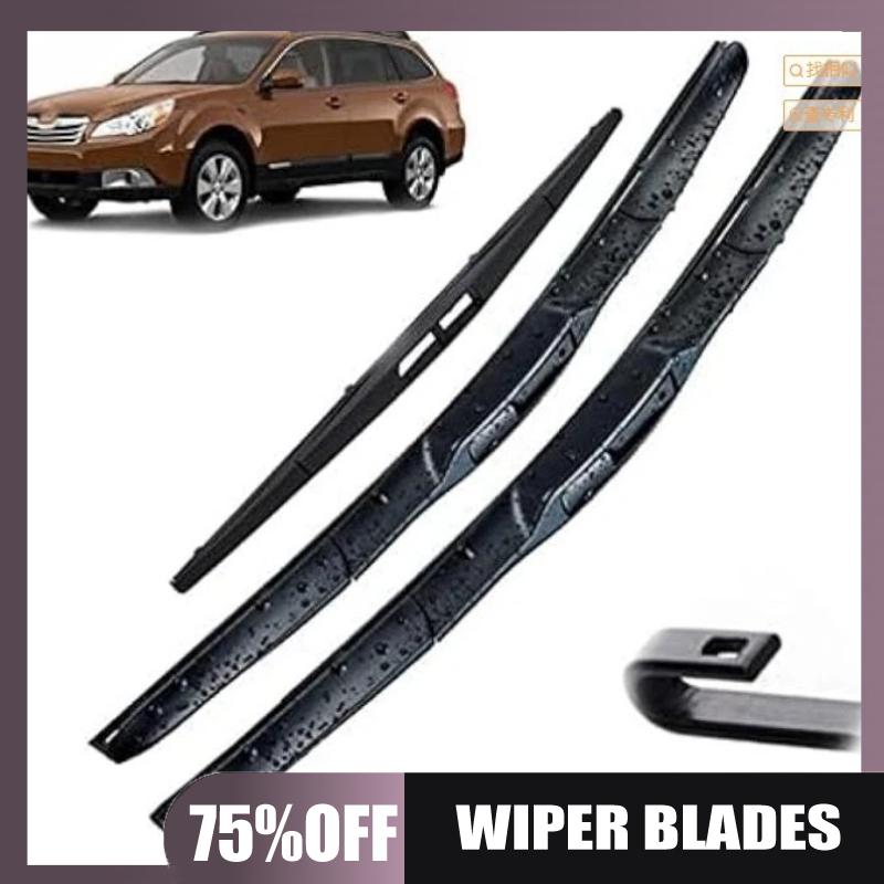 Suitable for Subaru XV Crosstrek GP front and rear wipers 12-17 wipers 26+16+12 wipers чёрный