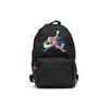Colorful Flying Man Logo Splash Backpack Large Unisex Backpack Black 9A0381-407