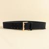 Trendy Suede Leather Wide Belt Casual Business Waist Strap Retro Pin Buckle Waistband  Gifts