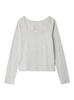 GELATO PIQUE Ribbed Long T-Shirt Pwct255236