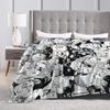 Anime Haikyuu Plush Blankets Miya Atsumu Manga Novelty Throw Blankets for  Sofa Bedding Lounge 150*125cm Quilt,