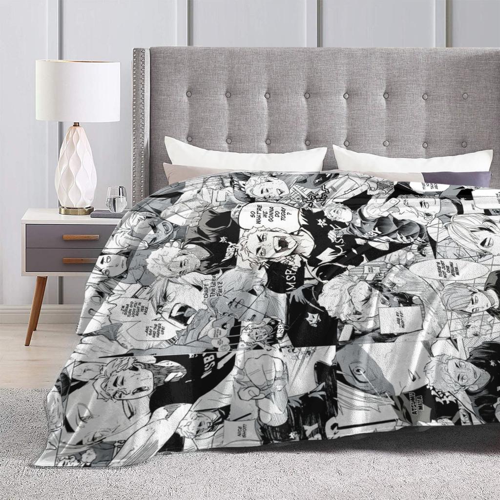 Anime Haikyuu Plush Blankets Miya Atsumu Manga Novelty Throw Blankets for  Sofa Bedding Lounge 150*125cm Quilt,