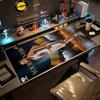 Golden State Inspiration Curry Personalized Text Mouse Pad Office Mouse Mats HD Print Desk Pad Non-Slip Rubber Bottom Office Desk Accessory
