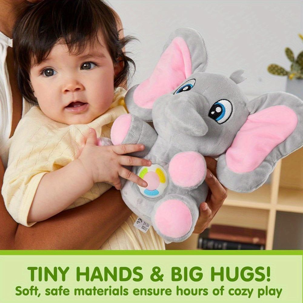 Kids Musical Elephant Plush Baby Toy Stuffed Animal Music Light Infant Babies Christmas Birthday Gifts JOYFY with for Cuddly Fluffy Huggable Kawaii