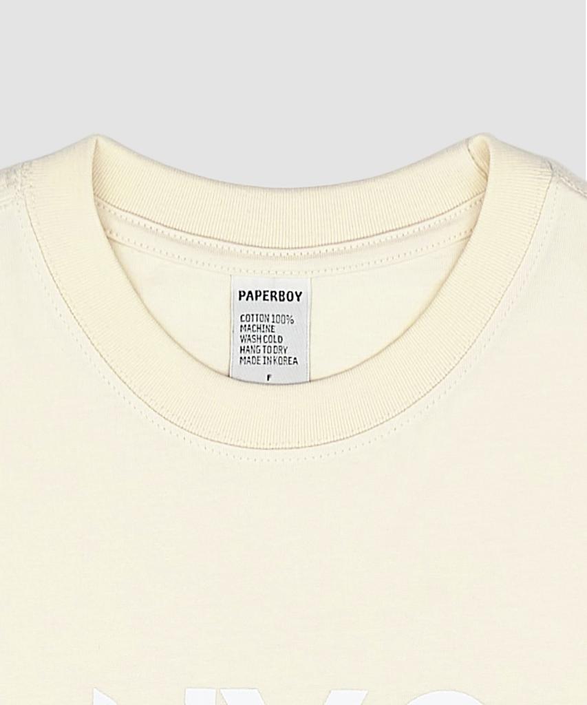 PAPERBOY Women'S Athletic Short Sleeve T-Shirt - Cream