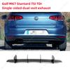Für Volkswagen Golf 7 7.5 MK7 MK7.5 Standard TSI TDI 2012-2019 Hochwertiger Heckstoßstangen-Diffusor Hintere Seitenschweller Spoilerlippe