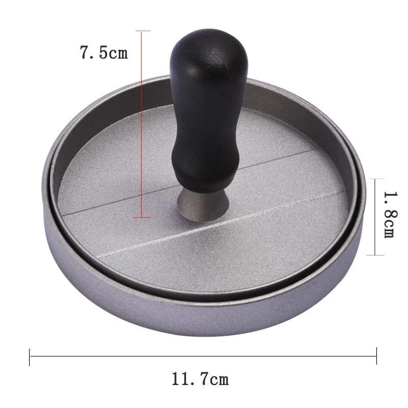 Lis na hamburgery Nepřilnavý Bez deformace Manuální Kulatý Rýžová koule Odolný Přenosný Pohodlný Kuchyňské Hovězí BBQ Nástroje