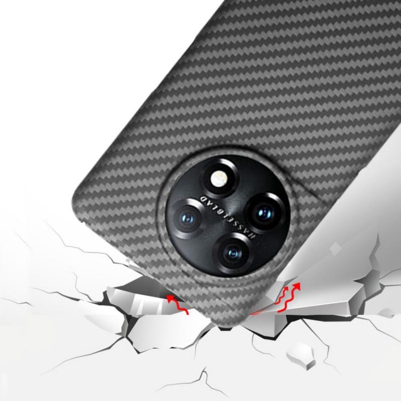 Matte Slim Hard Case For Oneplus 11 Case Carbon Fiber Phone Cover For One Plus 1+ 11 Ultra Thin Protection Aramid Luxury Bumper