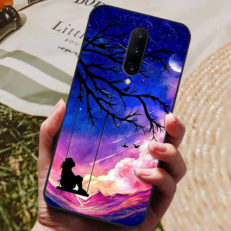 For Oneplus 7 Pro Case Fashion Slim Soft TPU Phone Back Cover Cases For One Plus 7T Pro 7 T Cover for oneplus7T oneplus7 Coque