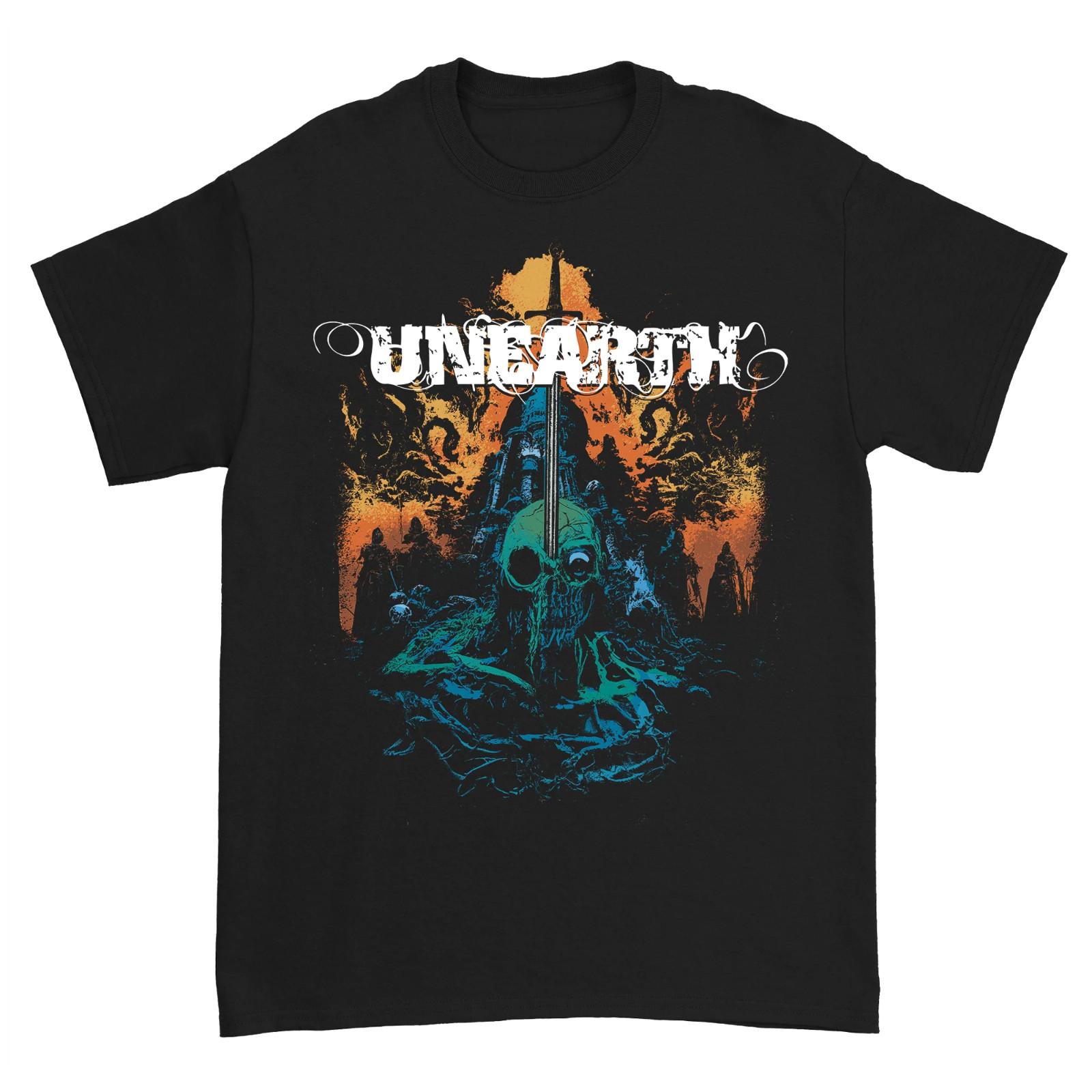 New Unearth Band The Sword in the Stone Black S to 5XL Concert Shirt SN809 Unisex T-Shirt L