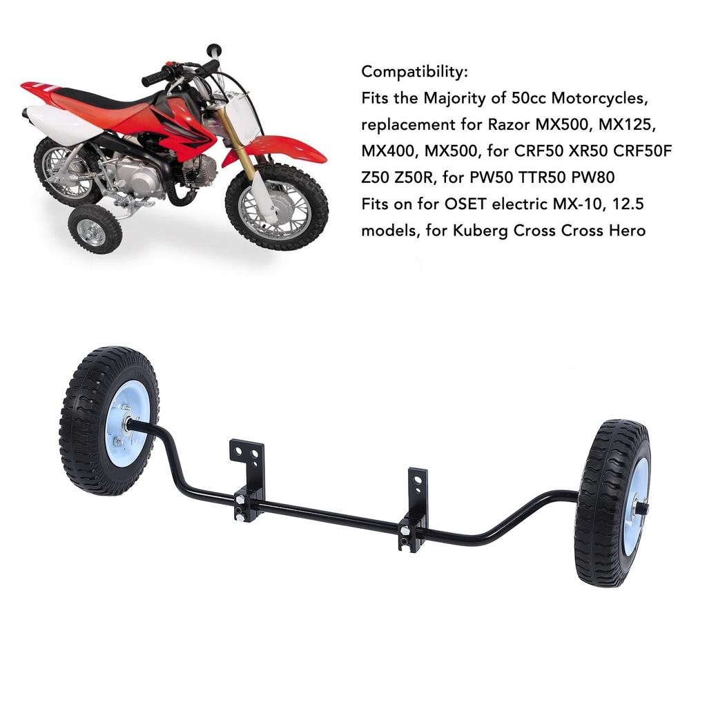 Roată de antrenament off-road cu absorbție reglabilă a șocurilor roată universală de antrenament din oțel inoxidabil de 8 inchi pentru MX500 MX125 MX400 MX500