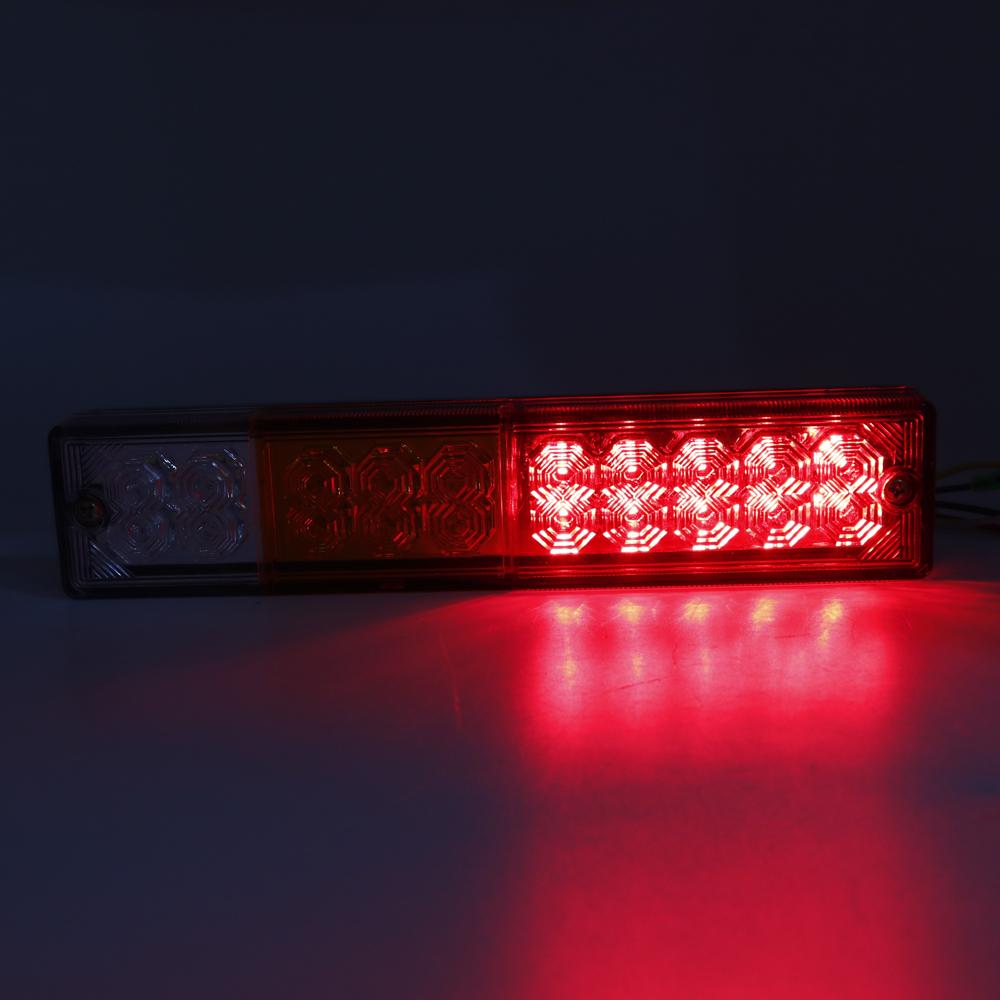 1 pair 12V 20LED Car Auto Stop Rear Tail Light Brake Reverse Light Turn Indiactor Boat ATV Truck Trailer Lamp