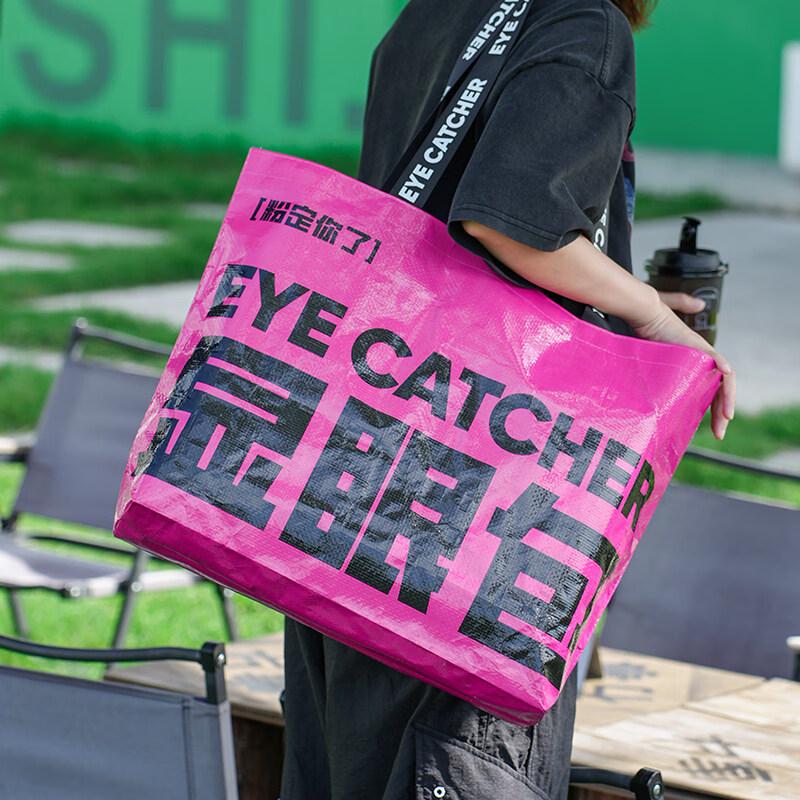 ZISIZ Umweltfreundliche gewebte Handtasche