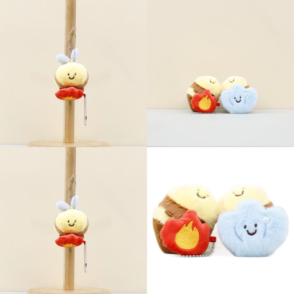 Lovely Bee Plush Toy With Magnetic Feature Ideal For Keychains And Bags
