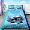Kids Stitch & Angel Duvet Cover Cartoon Quilt Cover Soft and Comfortable Bedding Set for Bedroom Decor Home Gifts