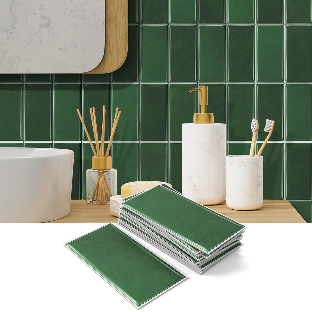 Stone Pattern Pe Foam Thickened Tile Sticker, Self-Adhesive Wall Sticker Waterproof And Oil-Proof Kitchen Bathroom Renovation Wallpaper