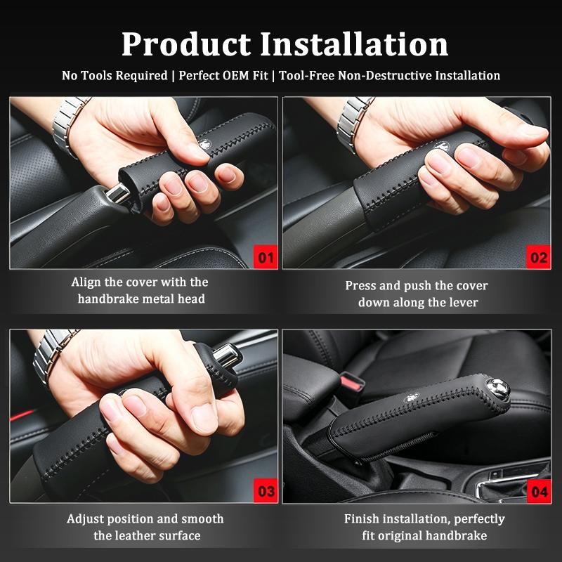 Car Gear Handbrake Protective Cover Automatic Handbrake Handle Cover For Skoda Fabia 1 2 Octavia a7 RS Superb Rapid Yeti Karoq xknp33