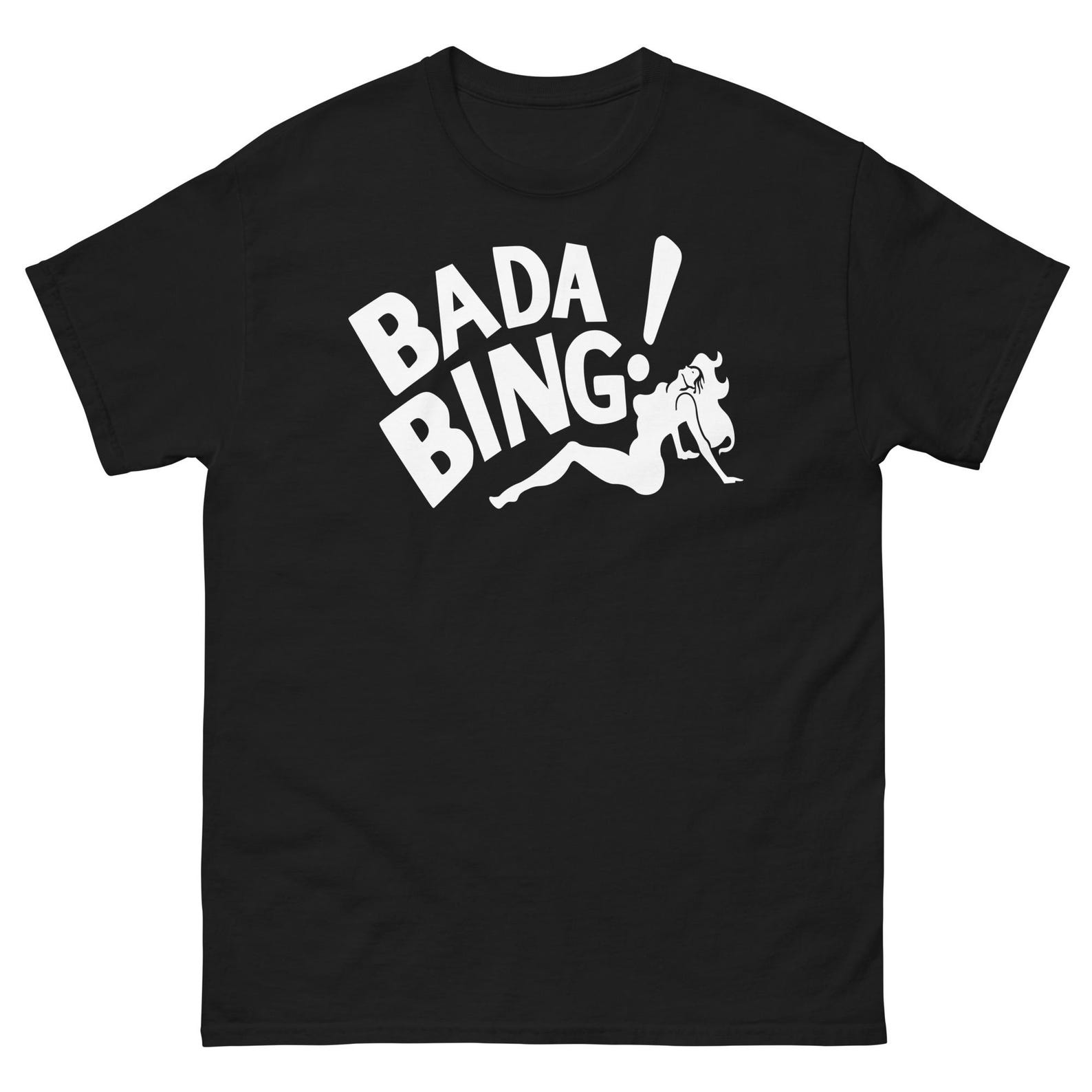 New Bada Bing T-Shirt - Gangster Mafia Sopranos Funny Shirt L