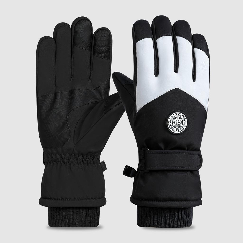 Minus 40 Degrees Cold-proof Northeast Warm Gloves Men and Women Velvet Thickened Waterproof Windproof Skiing Winter Cycling