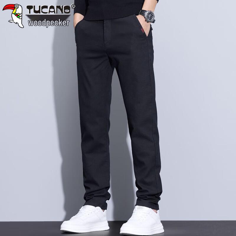 

TUCANO Men s Loose Straight-Leg Casual Business Pants 34