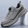 Sommer Herren Sneaker mit Drehverschluss Bequeme Rutschfeste Schnürschuhe Langlebige Schuhe für Herren Outdoor-Aktivitäten Freizeitschuhe
