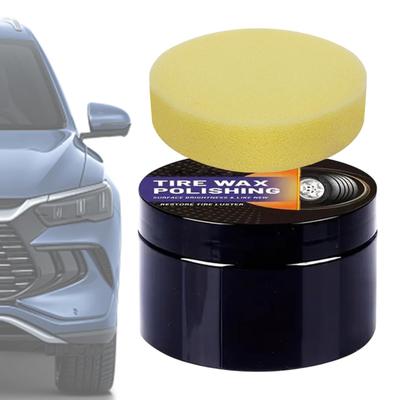 Tire , 3.5 Oz (100 G) Paste for Automotive with Sponge Restore Long