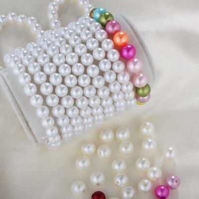 Colorful Imitation Pearl Beads for DIY Jewelry & Wedding Dress Accessories
