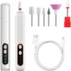 3 Speeds Electric Nail File for Thick Toenails Set, 15000RPM Nail Grinder with 6 Drill Bits for Thick Toe Nails for Various Nails and Shapes