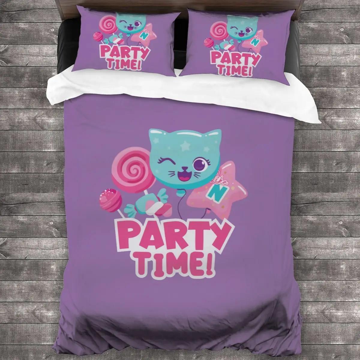 

Комплект постельного белья с 3D-печатью Like Nastya для мальчиков и девочек, размер Твин/Полуторный, Квин/Двуспальный, пододеяльник, наволочка, постель, детский, взрослый, модный, домашний текстиль 70x133cm 2pcs