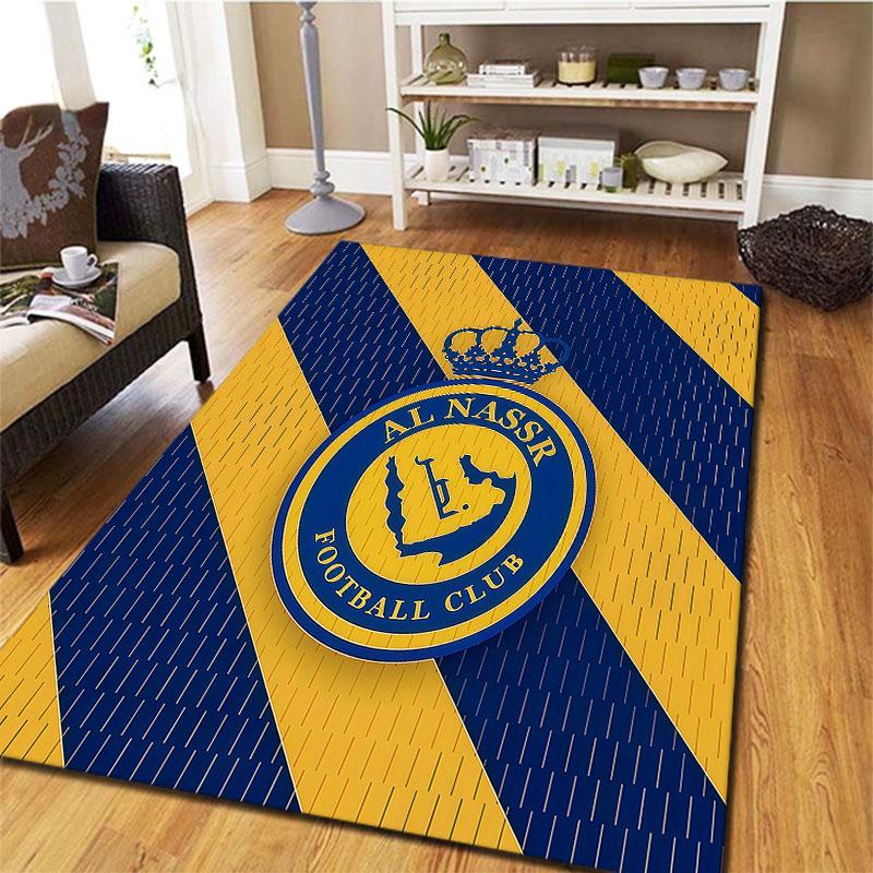 Al-Nassr FC Carpet Rug for Living Room Bedroom Home Sofa Decoration,Kids play Non-slip Floor Mat