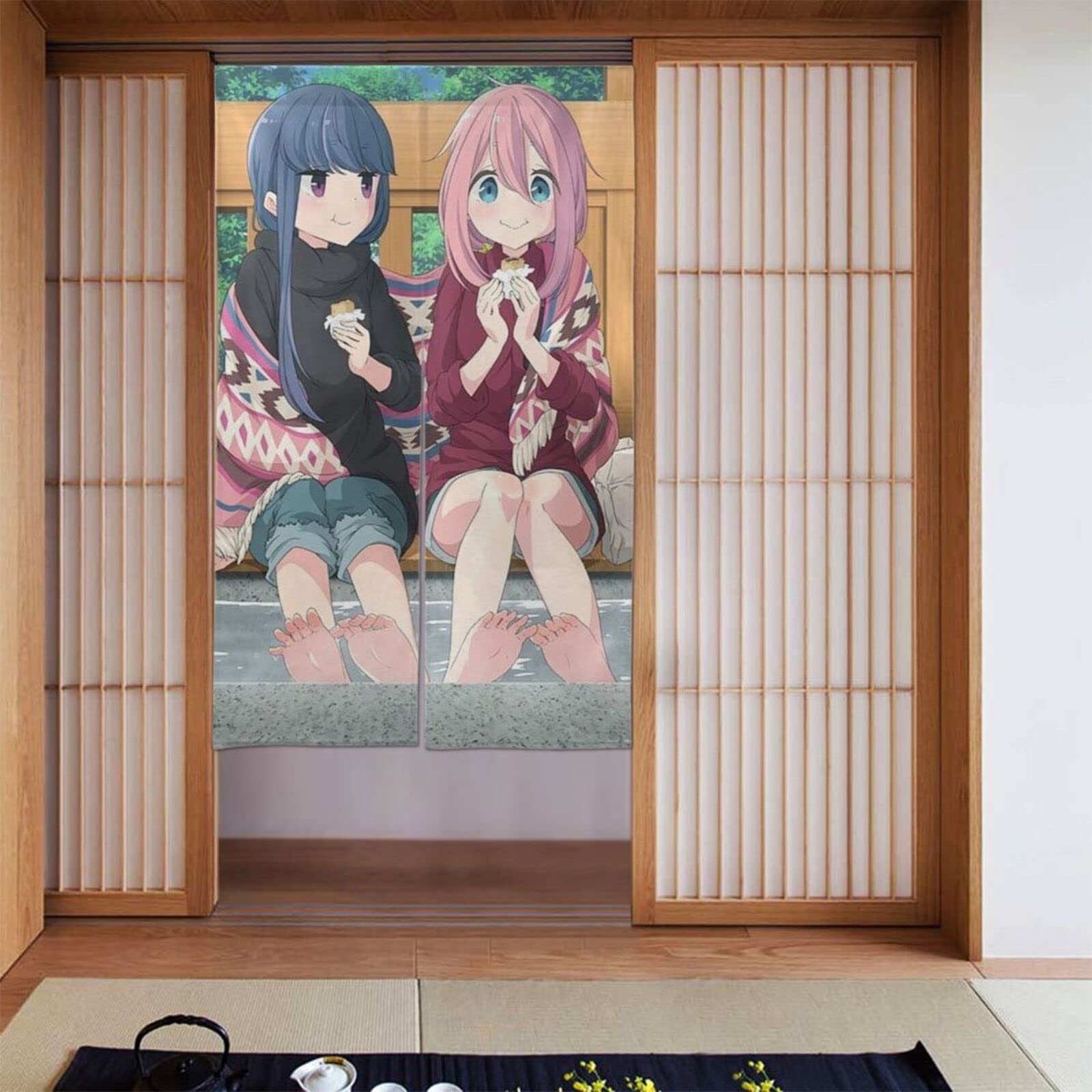 

Норэн Подходит для Всех Легко для Жизни и Комнаты Yurucamp Занавеска, Сезоны, Установка, Прихожие, Спальни, Ванные комнаты, Ванны, Комнаты,