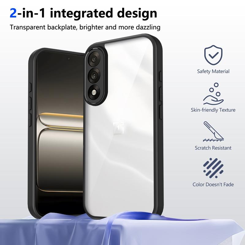 Transparent Silicone Case For Oppo K13 Turbo Pro K12 Plus K12X K12S K11 PC Back TPU Bumper Shockproof Clear Phone Cases Cover